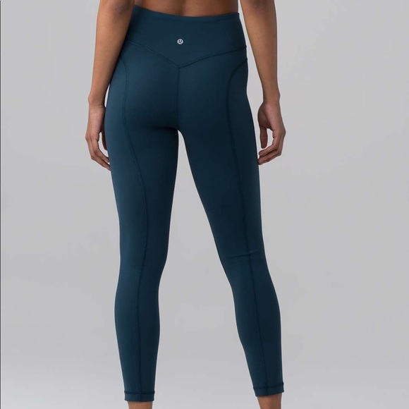 Lululemon Pushing Limits 7/8 Tight (Nulu 25"), size: 4, colour: jaded